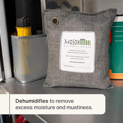 Moso Natural Air Purifying Bag 500g | Premium Bamboo Charcoal Odor Absorber - Image 4
