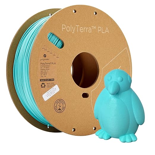 Polymaker Matte PLA Filament Arctic Teal 1.75mm 1kg 3D Printing Filament by Polymaker