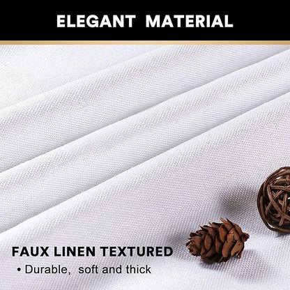 PrinceDeco Linen Texture Curtains - Image 2