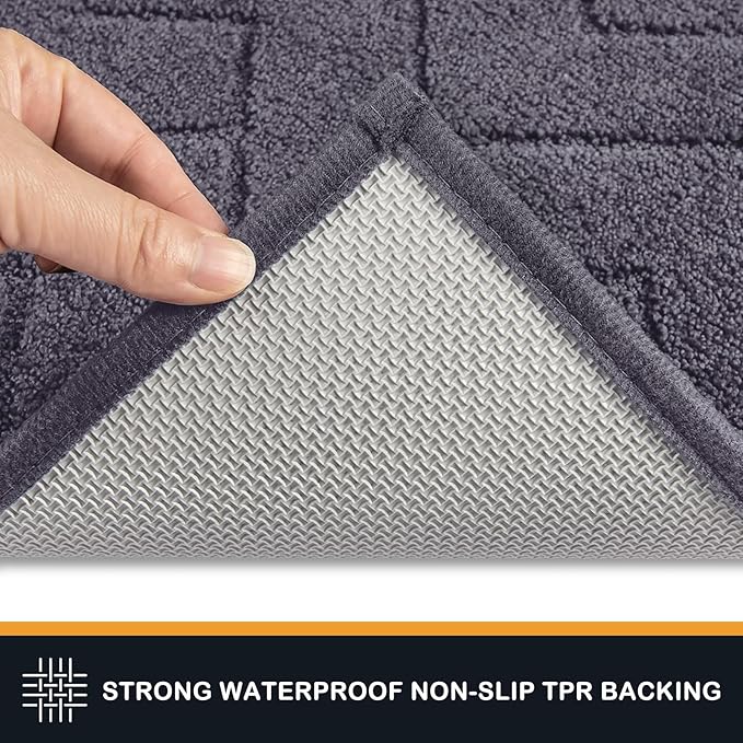 PURRUGS Dirt Trapping Door Mat 36" x 36", Non-Slip Machine Washable Entry Rug - Image 4