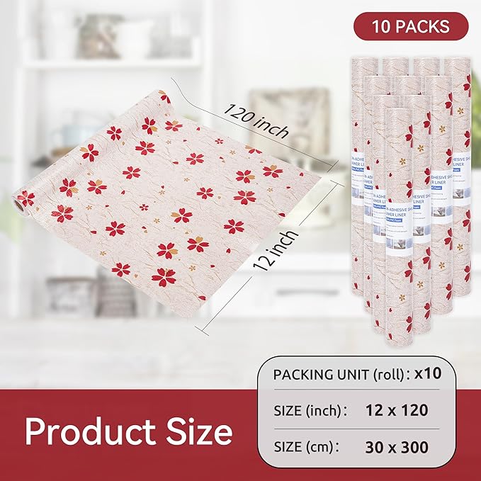 FIFTY FEET 12"x120" Non-Adhesive Shelf Liner - Image 5
