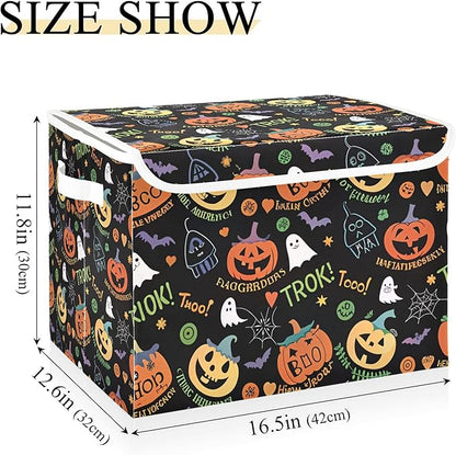 xigua Halloween Ghost Pumpkin Ghosts Storage Bins - Image 3