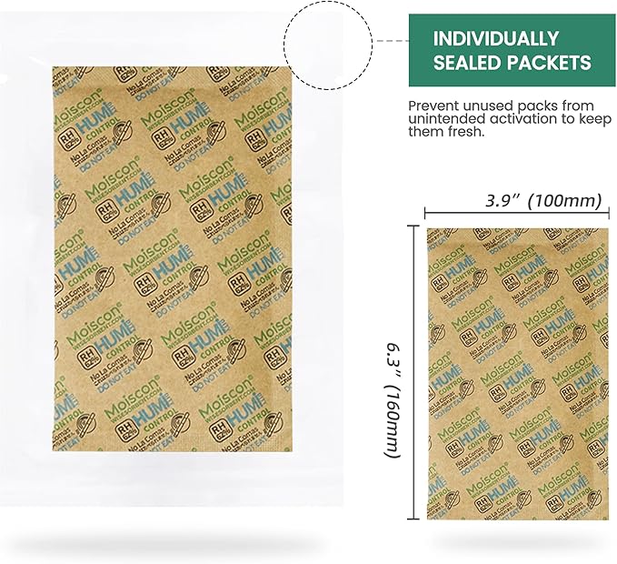 62% Two-Way Humidity Control Packs, 67 Gram 5 Pack - Image 3