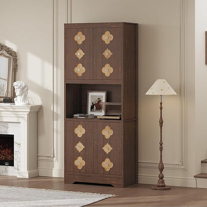 Garvee 72" Tall Pantry Cabinet, Kitchen Hutch Storage Cabinet - Image 8