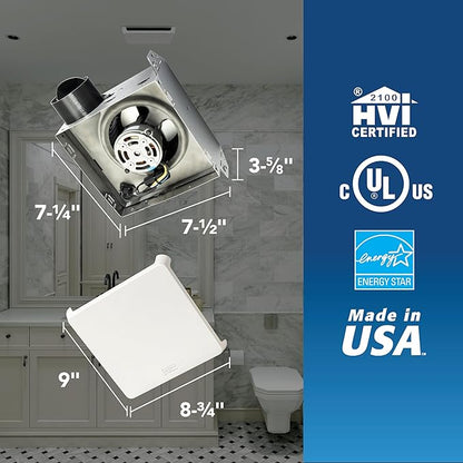 Broan-Nutone® 688E Bathroom Exhaust Fan, 50 CFM Energy Star Exhaust Fan - Image 6