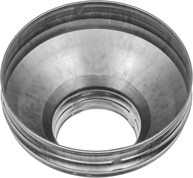 Vent Systems 8" to 4" Inch Duct Reducer Adapter – Galvanized Steel HVAC - Image 6