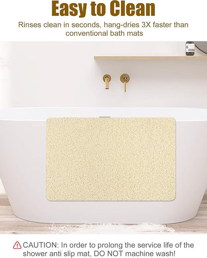 Extra Large Shower Mat, Yonala 31.5 x 47.2 Inch Non Slip Shower Mats - Image 6