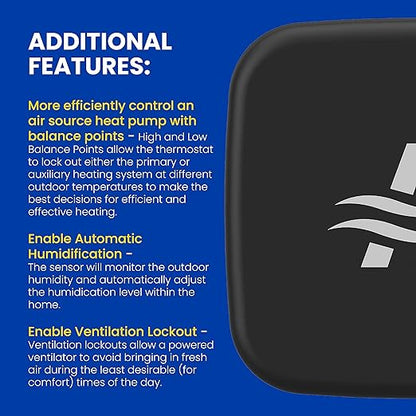 AprilAire Z10ODT Wireless Outdoor Temperature and Humidity Sensor, Compatible - Image 7
