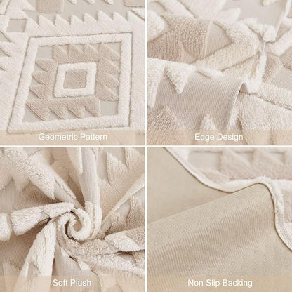 Boho Plush Couch Covers for Sofa Washable, Fuzzy Soft Couch Cover for Sectional - Image 8