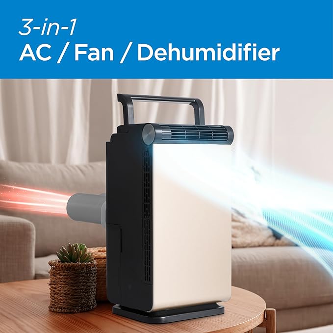 BLACK+DECKER 3-in-1 Personal Portable Air Conditioner, 1000 BTU Portable Fan & - Image 3