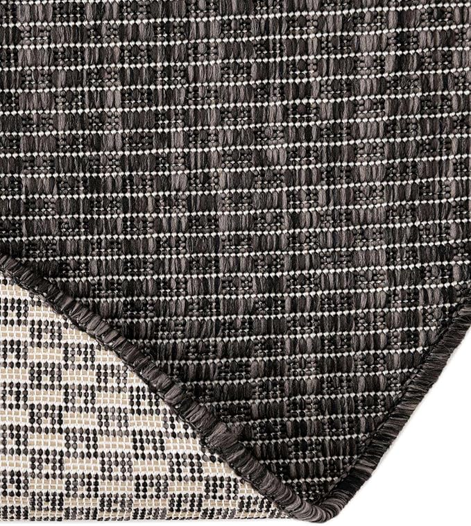 Unique Loom Collection Casual Transitional Solid Heathered Indoor/Outdoor - Image 7