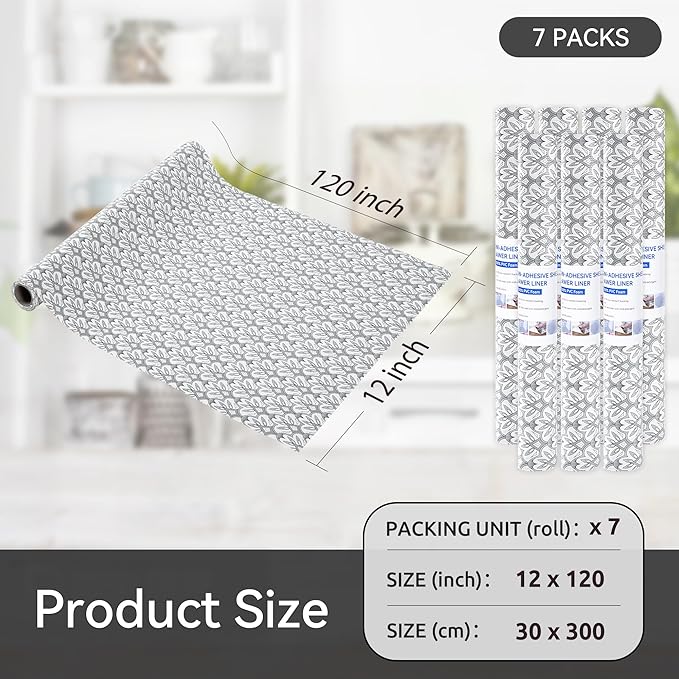 FIFTY FEET 12"x120" Non-Adhesive Shelf Liner - Image 5