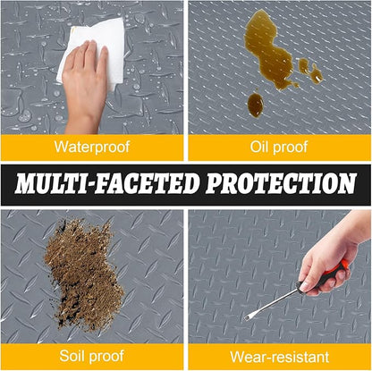 10x20 FT Garage Floor Mat, 2.8mm Thickened Flooring Roll - Image 7