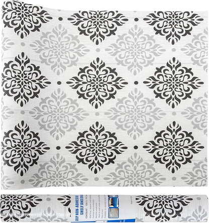 12" W x 120" L Floral Drawer and Shelf Liner by DwellAid