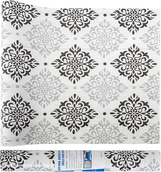 12" W x 120" L Floral Drawer and Shelf Liner by DwellAid