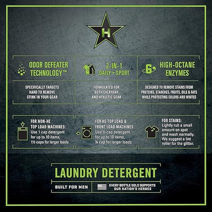 Hero Clean Liquid Laundry Detergent, Scent 1, 50-Fluid Ounce - Image 5