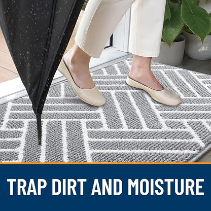 OLANLY Indoor Door Mat, 36x24 Inch, Dirt Resistant and Absorbent, Non-Slip - Image 2
