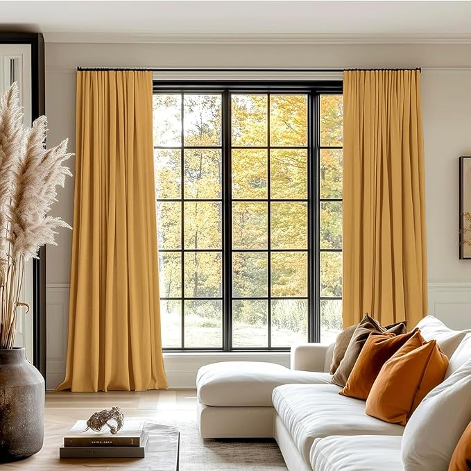 INOVADAY Thermal Sliding Door Curtains 100% Blackout Curtains - Image 3