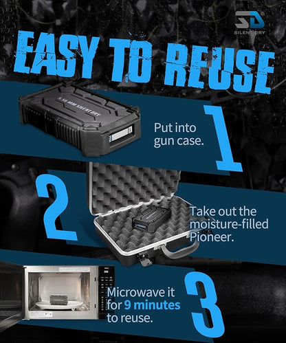 Pioneer Gun Safe Dehumidifier, Portable Dryer, Safe mini mold & moisture remover - Image 5