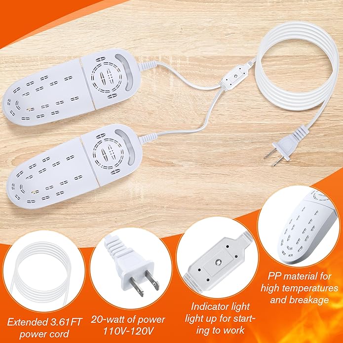 Shoe Dryers Portable, Boot Dryer, Telescopic Electric Shoe Warmer Machine - Image 3