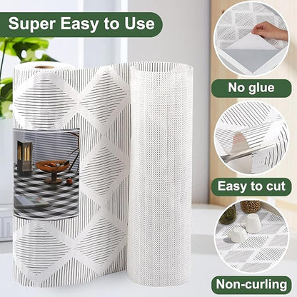 Shelf and Drawer Liners for Kitchen Cabinets Non-Adhesive 12" x20FT, Non-Slip - Image 9