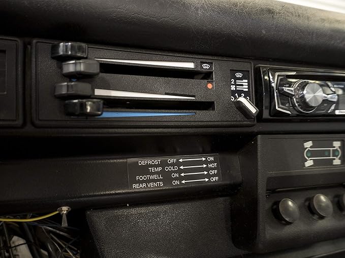 VANAGON Climate Control Label - Image 2