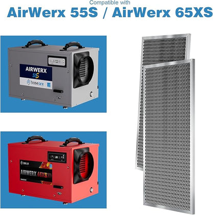 Baseaire MERV-1 4Pack for Crawlspace Dehumidifiers AirWerx 55S AirWerx 65XS - Image 6