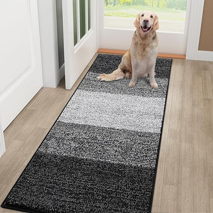 Smiry Dog Door Mat for Muddy Paws, Absorbs Moisture and Dirt, Low-Profile by Smiry