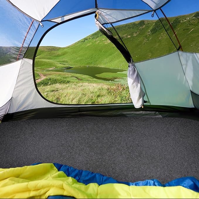 Camping Tent Carpet Mat 6.5x5 Ft Waterproof Rug Liner - Image 7