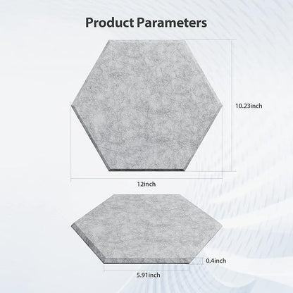 12 Pack Acoustic Panels Self Adhesive Sound Proof Foam, High Density Sound - Image 6