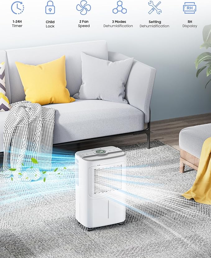 Dehumidifier for Home Basement 2000 Sq.Ft, Dehumidifiers for Home Large Room - Image 4