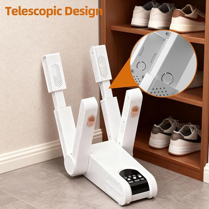 Boot Dryer for Work Boots, Electric Shoe Dryer 4 Drying Ports, Adjustable - Image 8