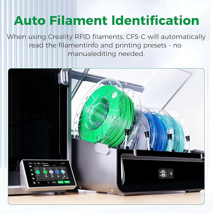Official CREALITY CFS-C, 3D Printing, RFID Auto-Loading, External Cutter - Image 9
