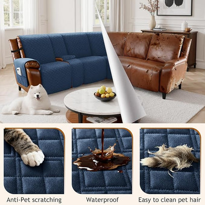 Arfntevss Waterproof Recliner Sectional Couch Covers - Image 6
