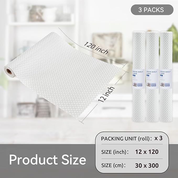 FIFTY FEET 12"x120" Non-Adhesive Shelf Liner - Image 5