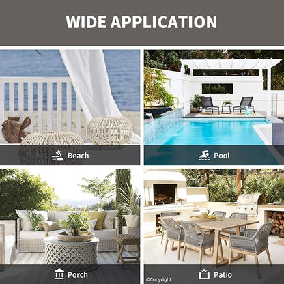 Waterproof Outdoor Curtain W52 x L84 - Image 8