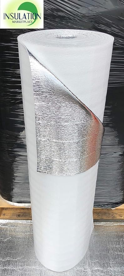 SmartSHIELD -3mm 48"x50ft Reflective Insulation roll, Foam Core Radiant Barrier - Image 3