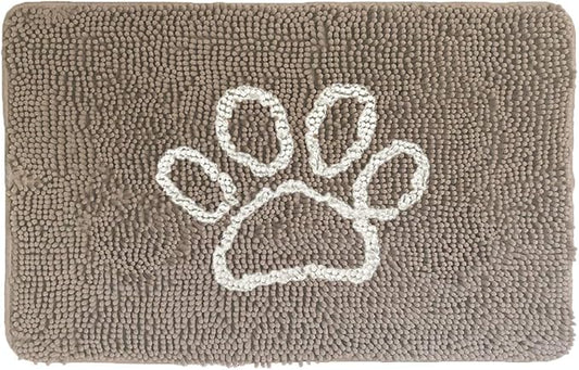 GORILLA GRIP SOAKSTOPPER Dog Door Mat, Machine Washable Rug Absorbent Doormat by GorillaGrip