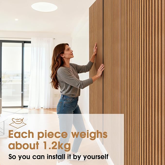 PS Wall Panels for Interior Wall Decor, Covers 129.16 sq.ft, Lightweight Wall - Image 3