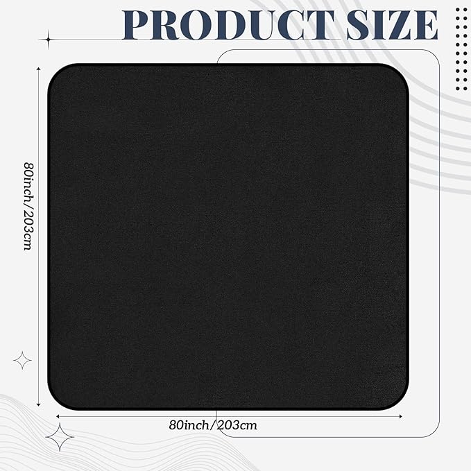 1 Pcs Couples Waterproof Mat 80 x 80 in Lover Reusable Stainproof Blanket Quiet - Image 2