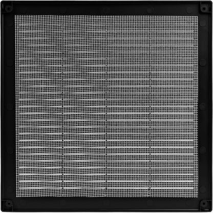 12" x 12" Square Air Vent Cover – Black Plastic Vent Deflector - Image 9