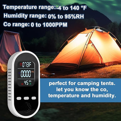 Portable Carbon Monoxide Detector Mini air Quality Monitor - Image 3
