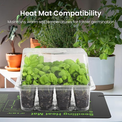 MIXC Seed Starter Kit with Grow Light, Elevated Seedling Tray Kit with - Image 9
