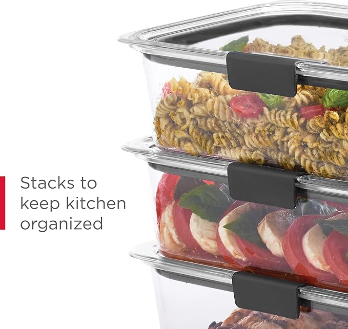 Rubbermaid Brilliance BPA-Free 3 Set Food Storage Containers - Image 6