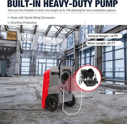 MOUNTO 180Pints LGR Industrial Dehumidifier - Image 3