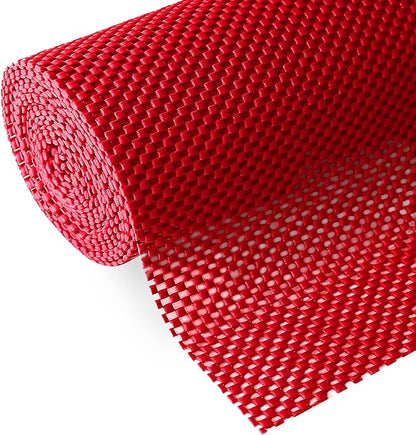 Rubberized Shelf Liner, Non-Adhesive Roll Drawer Liners 12 Inches x 20 Feet by Iwtmm