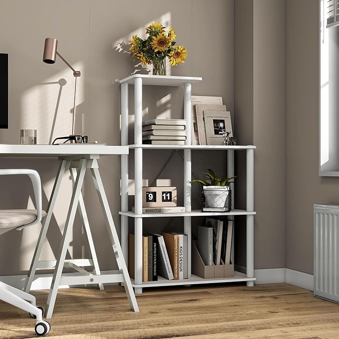 Homes: Inside + Out Apexa Modern 5-Cube Ladder Shelving Units, Collectibles - Image 13