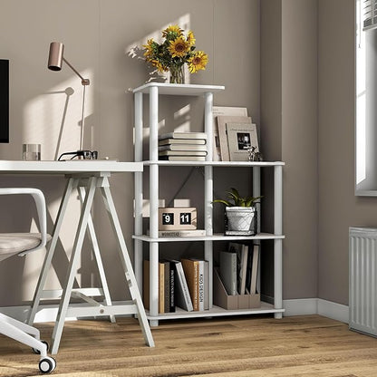 Homes: Inside + Out Apexa Modern 5-Cube Ladder Shelving Units, Collectibles - Image 13