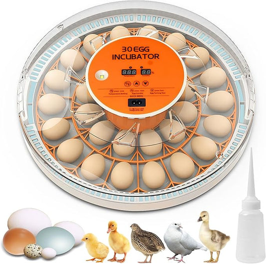 30 Egg Incubator with Automatic Egg Turning and Humidity Control, 360 Degree by Unknown