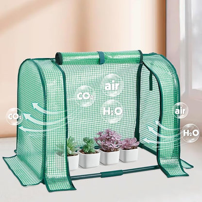 Mini Greenhouse Indoor, Tabletop Garden Nursery Plant Cover Tent Humidity Domes - Image 6